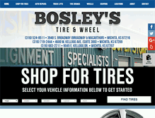 Tablet Screenshot of bosleytires.com